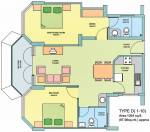 Skyline Cliff Waters (2BHK+2T (1,054 sq ft) 1054 sq ft) Skyline Cliff Waters (2BHK+2T (1,054 sq ft) 1054 sq ft)