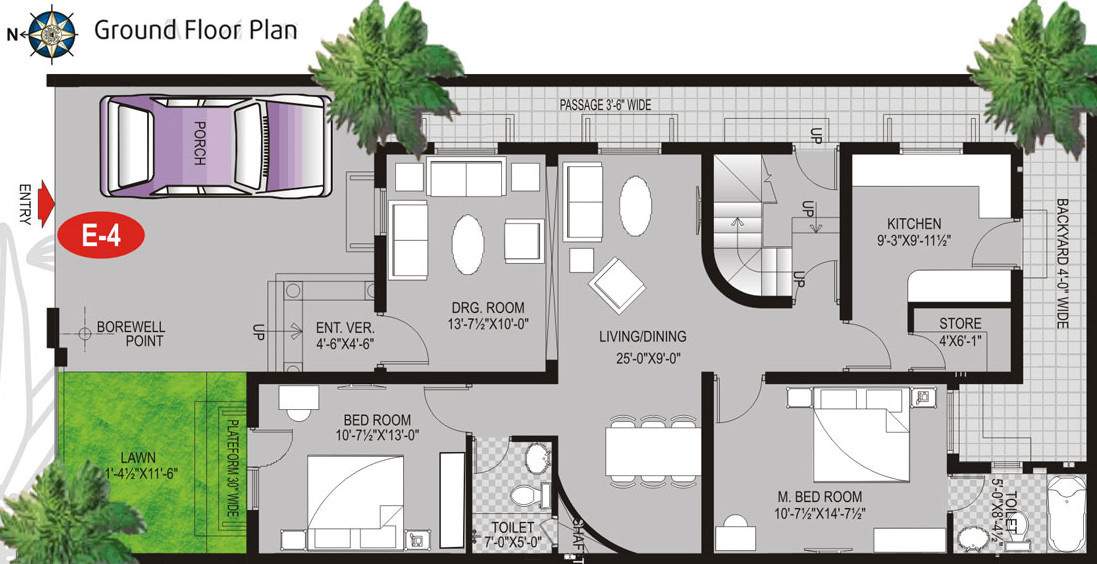 Alliance Asia Amrit (4BHK+4T (2,340 sq ft) 2340 sq ft)