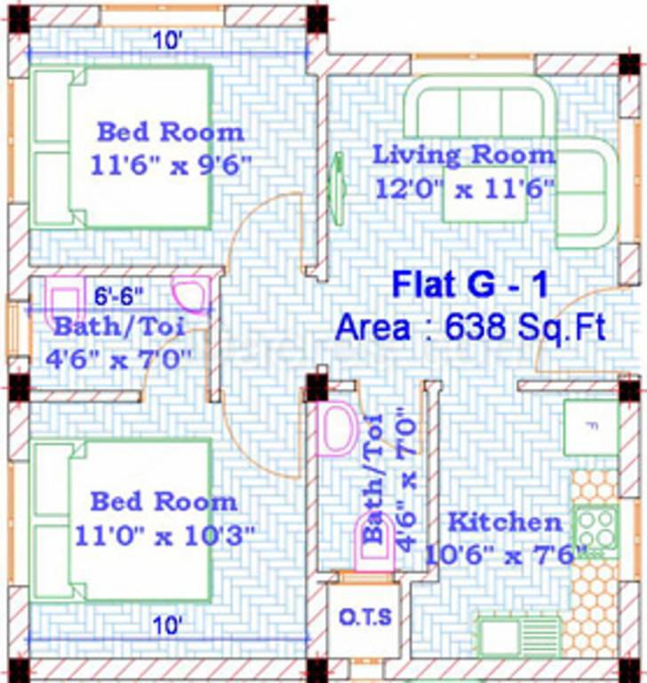 Amarprakash Developers Harmony (2BHK+2T (638 sq ft) 638 sq ft) Amarprakash Developers Harmony (2BHK+2T (638 sq ft) 638 sq ft)