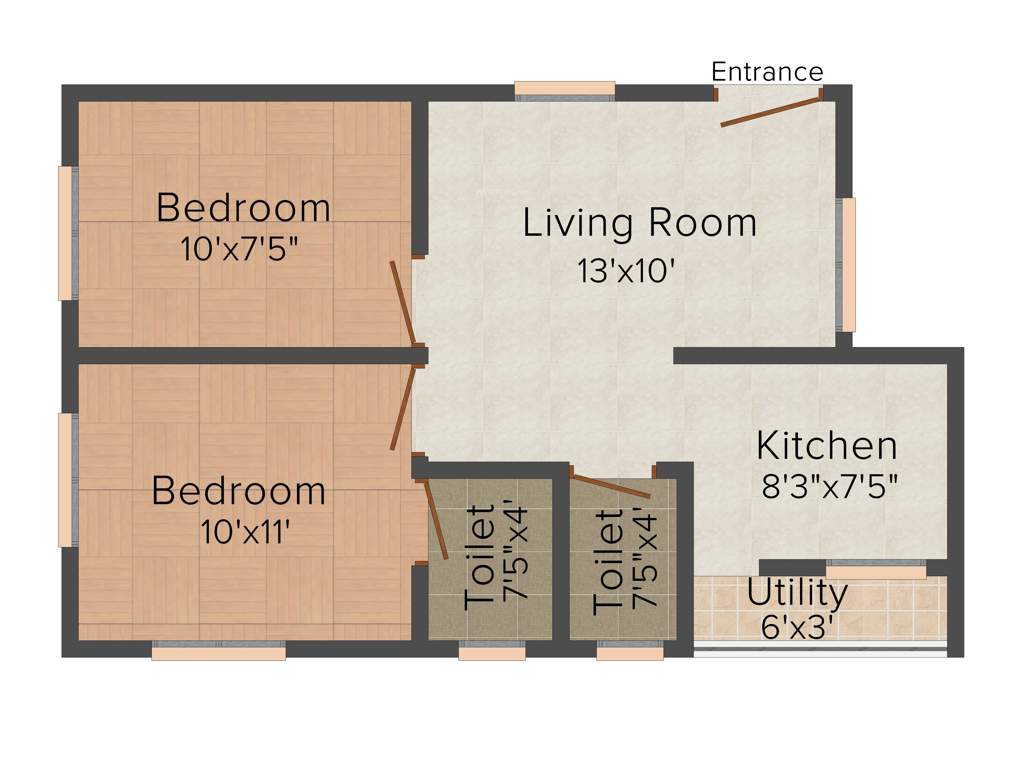 Anandaguru Anugraha (2BHK+2T (720 sq ft) 720 sq ft)