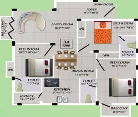 Ample Properties Ample Avonlea (3BHK+3T (1,300 sq ft) 1300 sq ft) Ample Properties Ample Avonlea (3BHK+3T (1,300 sq ft) 1300 sq ft)