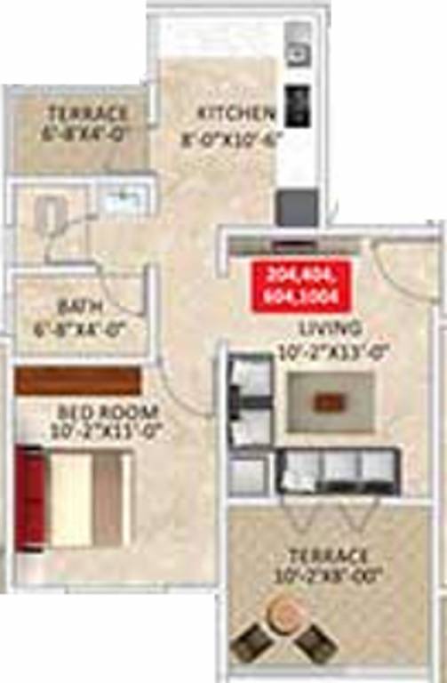 DS Atulya Park Royale (1BHK+1T (655 sq ft) 655 sq ft) DS Atulya Park Royale (1BHK+1T (655 sq ft) 655 sq ft)
