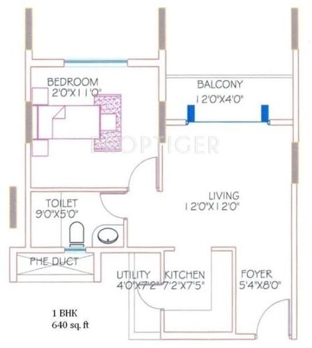 Shriram Signiaa (1BHK+1T (640 sq ft) 640 sq ft) Shriram Signiaa (1BHK+1T (640 sq ft) 640 sq ft)