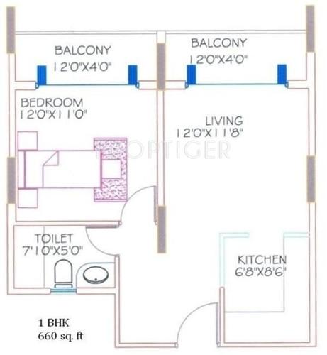 Shriram Signiaa (1BHK+1T (660 sq ft) 660 sq ft) Shriram Signiaa (1BHK+1T (660 sq ft) 660 sq ft)