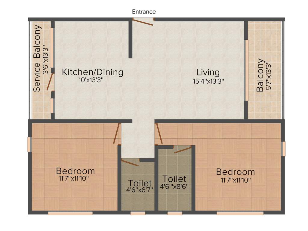 Janaki Shree Navshya Ganpati Apartment (2BHK+2T (1,200 sq ft) 1200 sq ft)