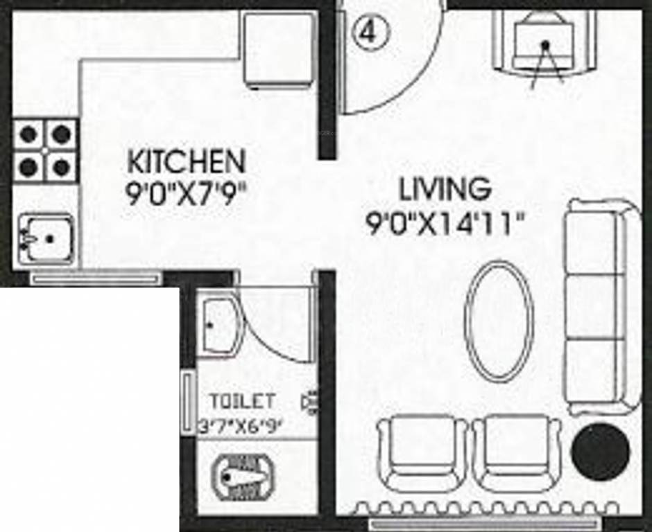 Akshay Group Mumbai Sai Aishwarya (1BHK+1T (330 sq ft) 330 sq ft)