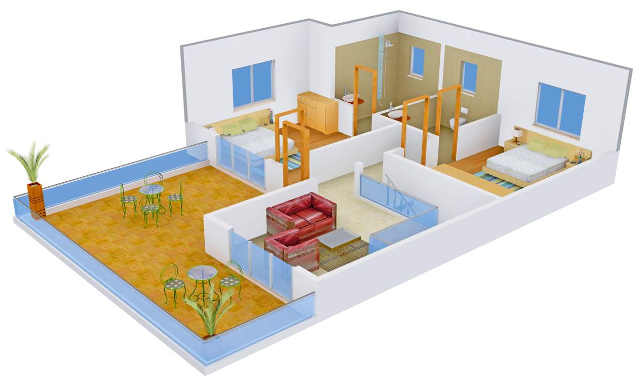 Anupam Burul Bunglow (3BHK+3T (2,029 sq ft) 2029 sq ft)