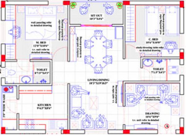 Home Line Infra Lakshmi Annapurna Residency (2BHK+2T (892 sq ft) 892 sq ft)