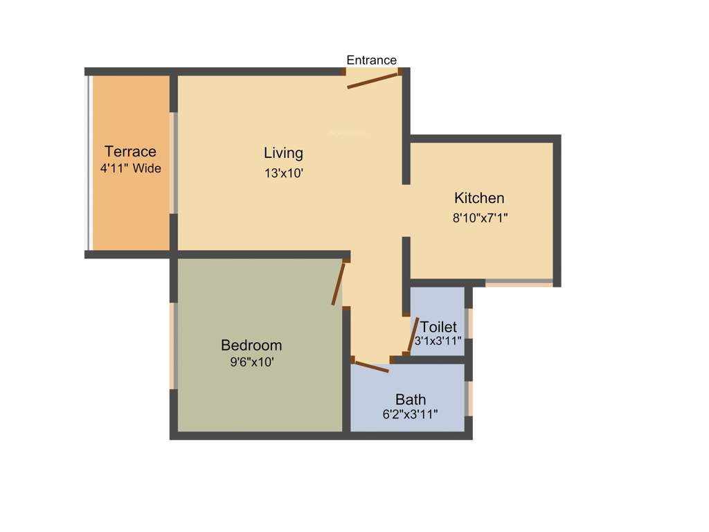 Sai Girinandan (1BHK+1T (527 sq ft) 527 sq ft)