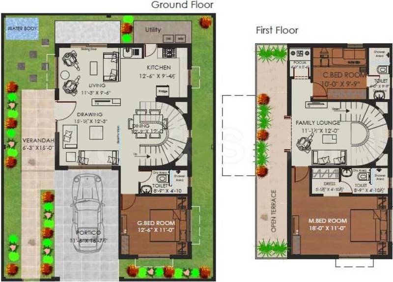 Square Avasa (3BHK+3T (1,800 sq ft) + Pooja Room 1800 sq ft)