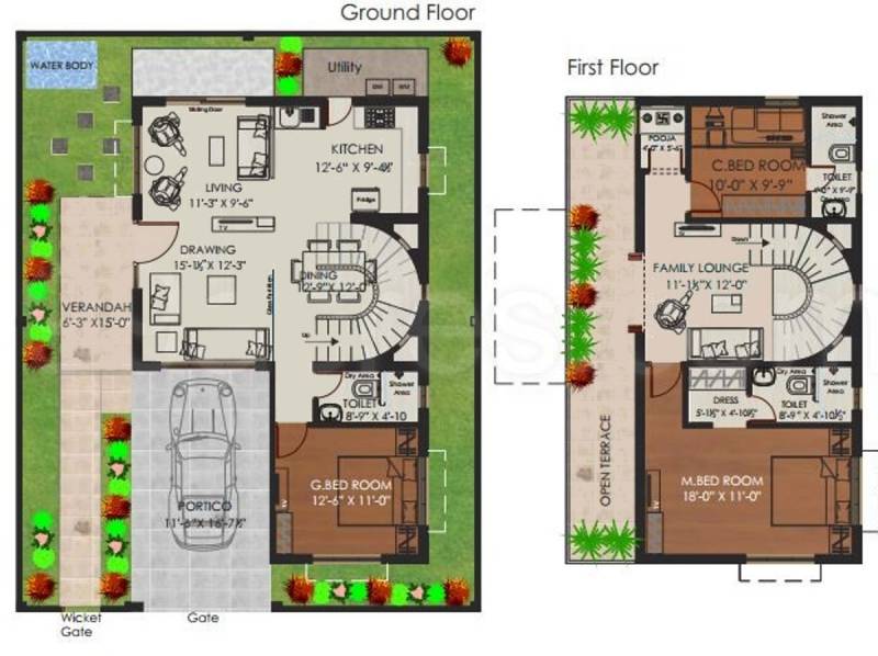 Square Avasa (3BHK+3T (2,056 sq ft) + Pooja Room 2056 sq ft)