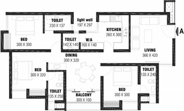 Seiken Essenz (3BHK+3T (1,345 sq ft) 1345 sq ft) Seiken Essenz (3BHK+3T (1,345 sq ft) 1345 sq ft)