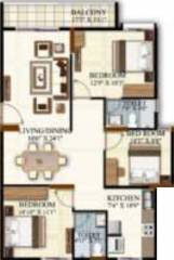 Cynosure White Spaces (3BHK+2T (1,353 sq ft) 1353 sq ft)