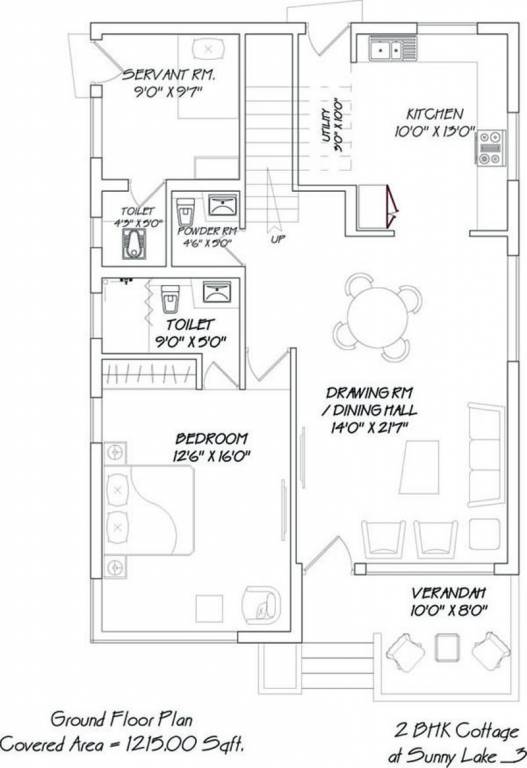 Shikhar Utopia Villa (2BHK+3T (1,726 sq ft) + Servant Room 1726 sq ft)
