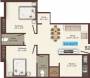 KVR Akshaya (2BHK+2T (724 sq ft) + Pooja Room 724 sq ft) KVR Akshaya (2BHK+2T (724 sq ft) + Pooja Room 724 sq ft)