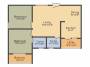 Peace Rhythm (2BHK+2T (1,029 sq ft) 1029 sq ft) Peace Rhythm (2BHK+2T (1,029 sq ft) 1029 sq ft)