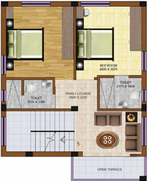 Macwel Ushali Villa (3BHK+3T (1,322 sq ft) + Servant Room 1322 sq ft)