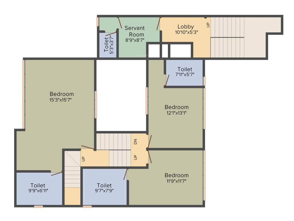 Mohar Luxe Towers (4BHK+4T (2,397 sq ft) 2397 sq ft)