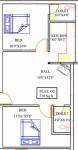 Crest Dusica Phase II (2BHK+2T (730 sq ft) 730 sq ft)