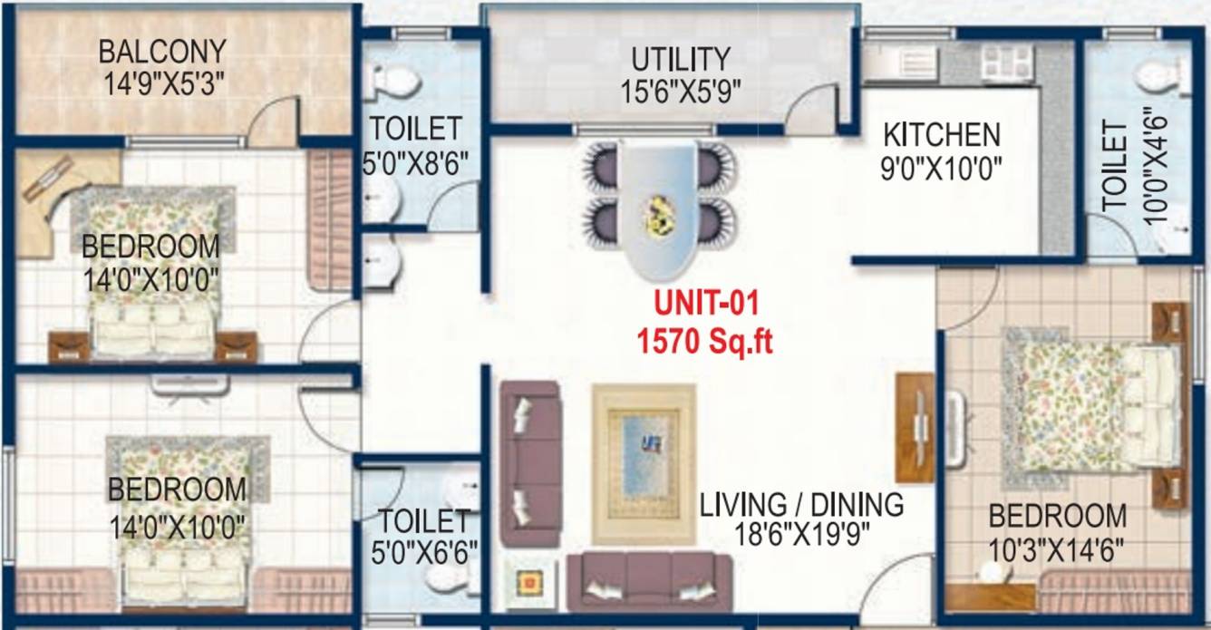  orchids Floor Plan Floor Plan