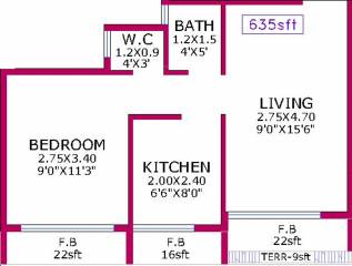 V3 Partners Pratham (1BHK+1T (635 sq ft) 635 sq ft) V3 Partners Pratham (1BHK+1T (635 sq ft) 635 sq ft)