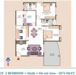Mehta Rajeshwari Dwellines (2BHK+2T (1,672 sq ft) 1672 sq ft)