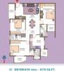 Mehta Rajeshwari Dwellines (3BHK+3T (1,676 sq ft) 1676 sq ft)