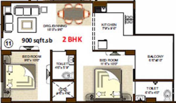 Mahalaxmi Lake City Residency (2BHK+2T (900 sq ft) 900 sq ft) Mahalaxmi Lake City Residency (2BHK+2T (900 sq ft) 900 sq ft)