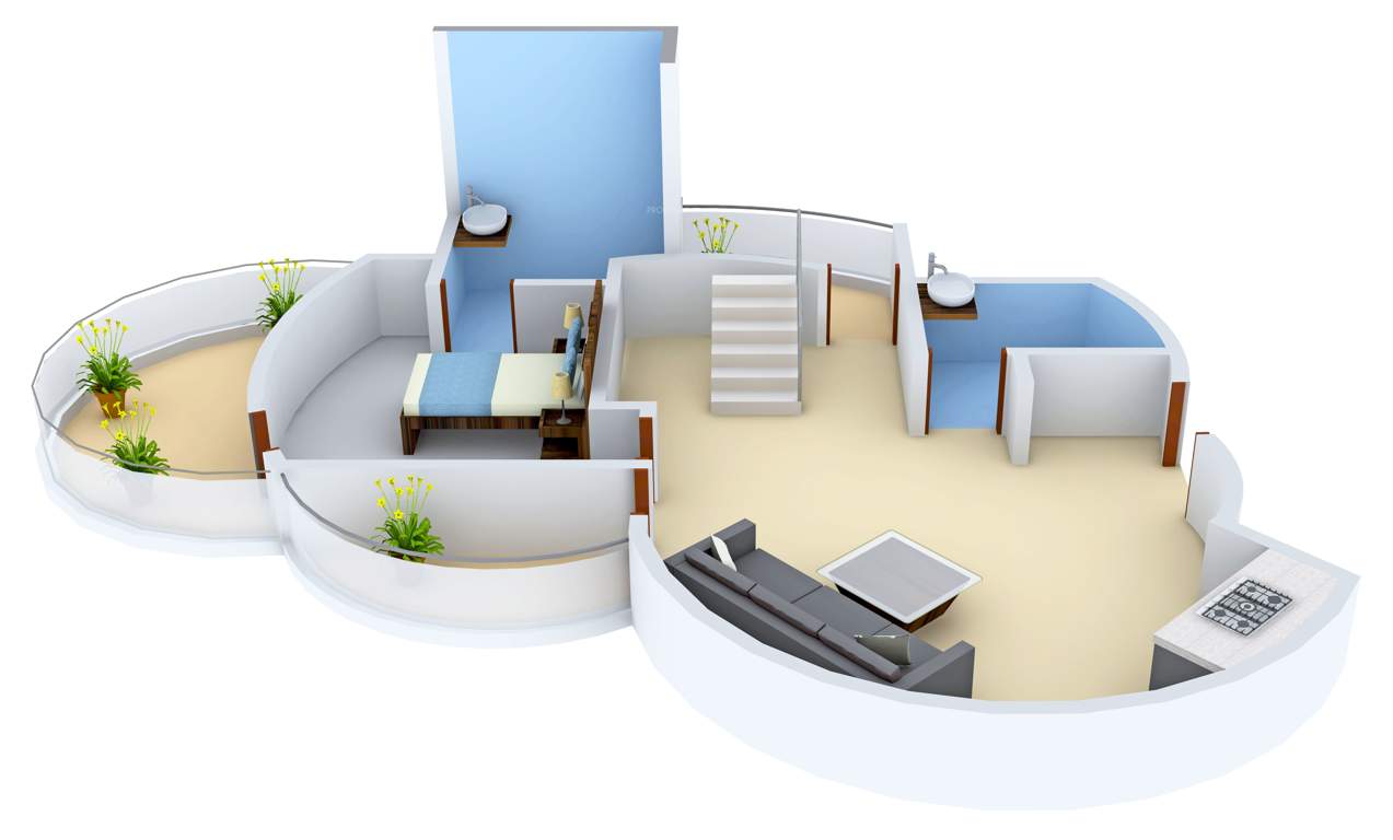 Delhi De Nest (3BHK+4T (2,060 sq ft) 2060 sq ft)