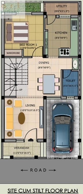 Pearl Daffodil (3BHK+3T (1,550 sq ft) 1550 sq ft)