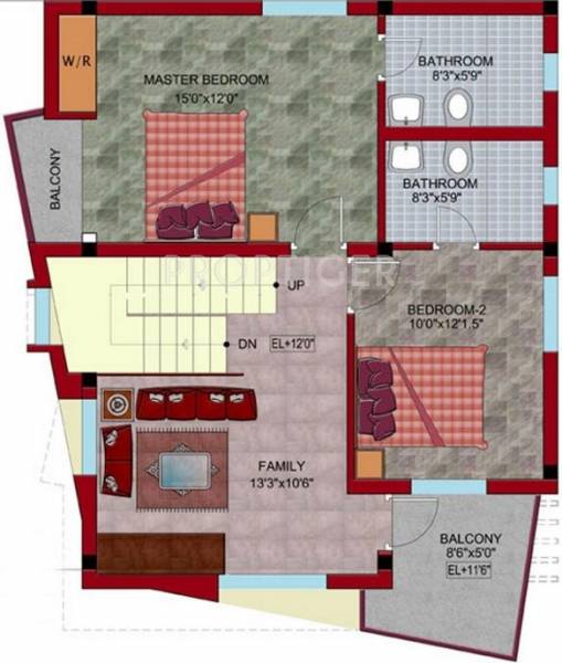 Engineers Rishab Villas (3BHK+3T (1,976 sq ft) 1976 sq ft)
