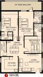  Green City Heights (3BHK+3T (1,614 sq ft) 1614 sq ft)