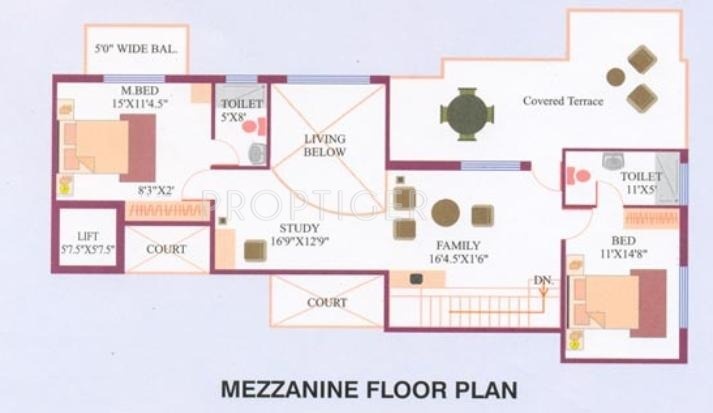 Mehta Rajeshwari Regency (4BHK+4T (3,692 sq ft)   Study Room 3692 sq ft)