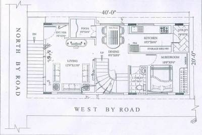 Shakthi Individual House (3BHK+3T (2,400 sq ft) + Pooja Room 2400 sq ft)
