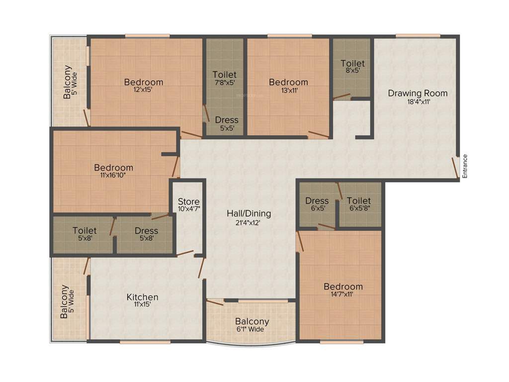 Gyanesh Royal Imperial (4BHK+4T (3,000 sq ft) 3000 sq ft)