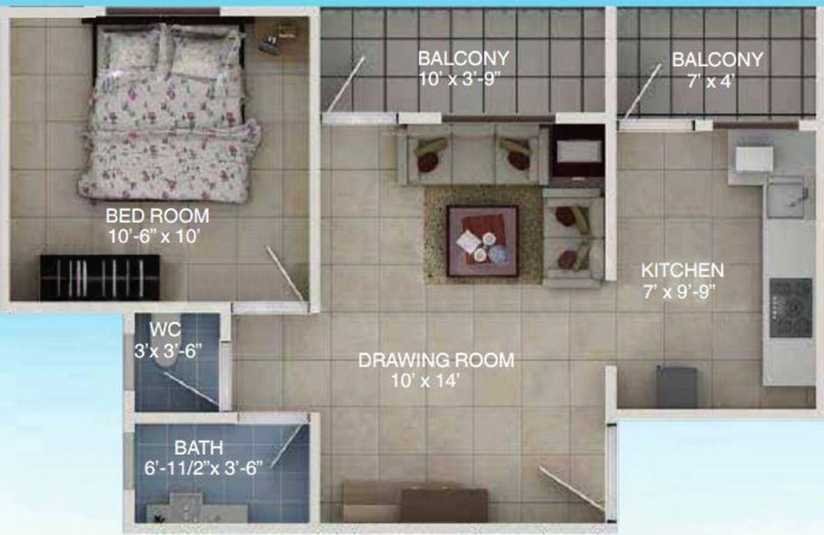 NB Silver Pearl (1BHK+1T (675 sq ft) 675 sq ft) NB Silver Pearl (1BHK+1T (675 sq ft) 675 sq ft)