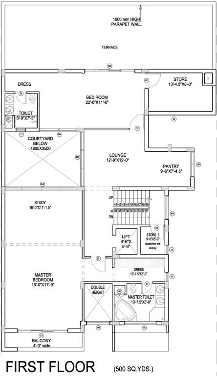 Wave The Villas (5BHK+5T (6,167 sq ft)   Study Room 6167 sq ft)