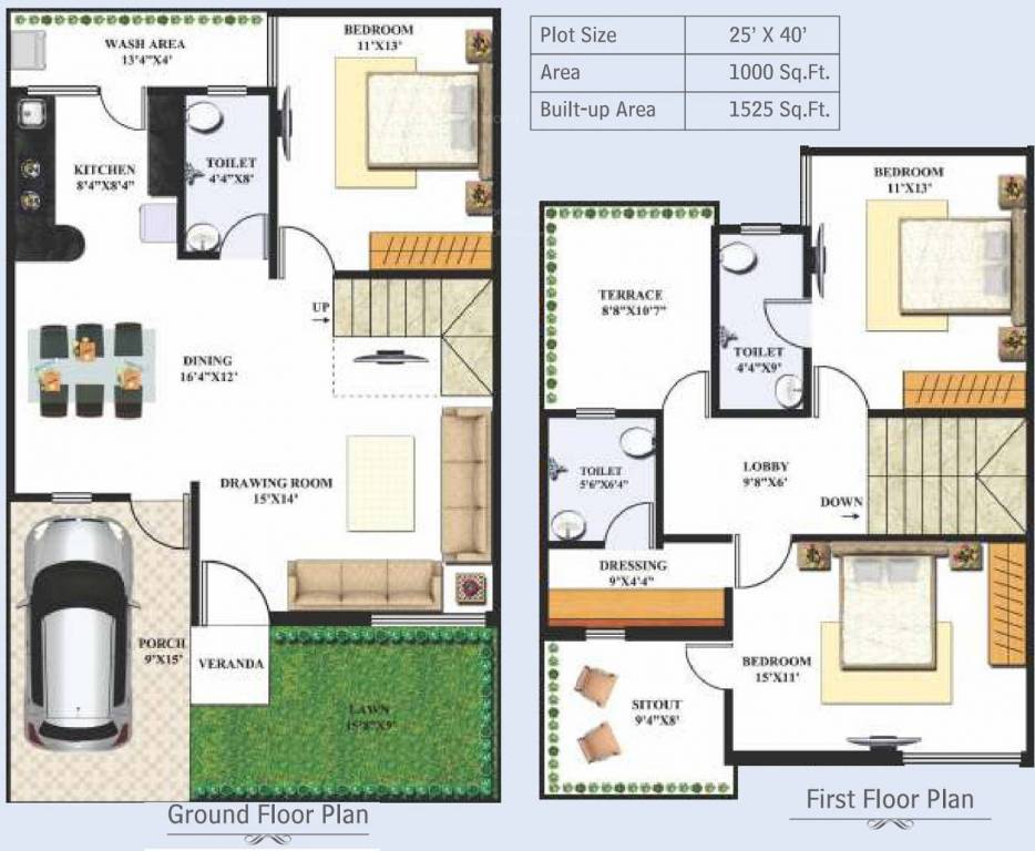 Ultimate Construction Imperial Villas (3BHK+3T (1,525 sq ft) 1525 sq ft)