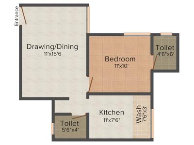 Swastik Swastik Palace (1BHK+1T (855 sq ft) 855 sq ft)