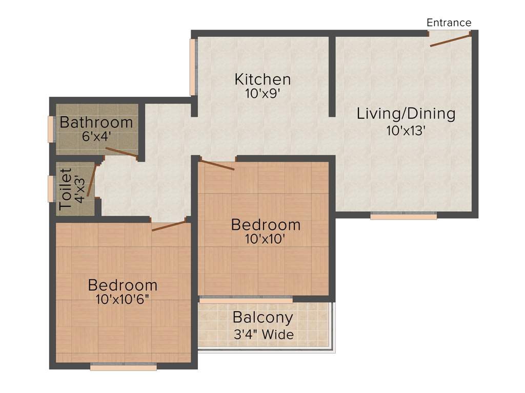 Happy 24 Brinaban Mullick Lane (2BHK+2T (700 sq ft) 700 sq ft)