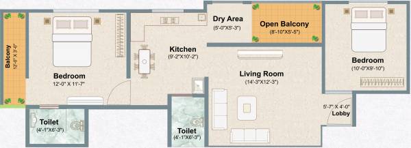  vimal-twin-towers Floor Plan Floor Plan