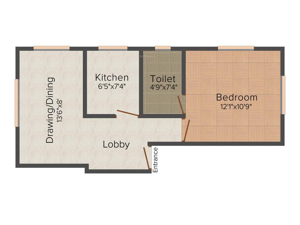 Anupam 1524 Nayabad (1BHK+1T (650 sq ft) 650 sq ft)