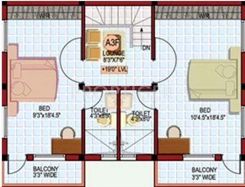 Khurinji Gardenia (3BHK+3T (1,639 sq ft) 1639 sq ft)