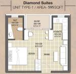 Divyam Vault (1RK+1T (595 sq ft) 595 sq ft) Divyam Vault (1RK+1T (595 sq ft) 595 sq ft)