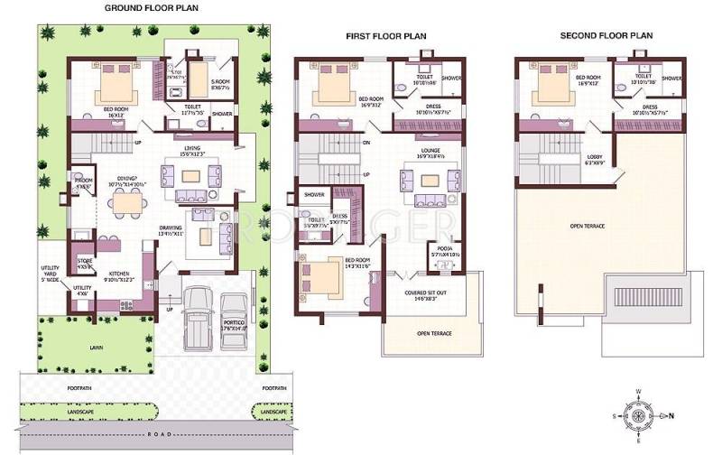 SLV Andal Homes (4BHK+4T (2,500 sq ft)   Servant Room 2500 sq ft)
