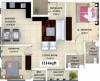 CC Aspire (2BHK+2T (1,114 sq ft) 1114 sq ft)