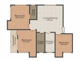 SC Aakash Apartment (3BHK+3T (1,172 sq ft) 1172 sq ft) SC Aakash Apartment (3BHK+3T (1,172 sq ft) 1172 sq ft)