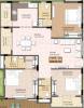 Chalukya Chalukya Nirantara (3BHK+3T (1,580 sq ft) 1580 sq ft)