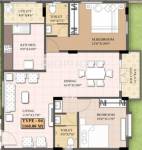 Chalukya Chalukya Nirantara (2BHK+2T (1,160 sq ft) 1160 sq ft)