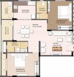 Chalukya Chalukya Nirantara (2BHK+2T (1,305 sq ft) 1305 sq ft)